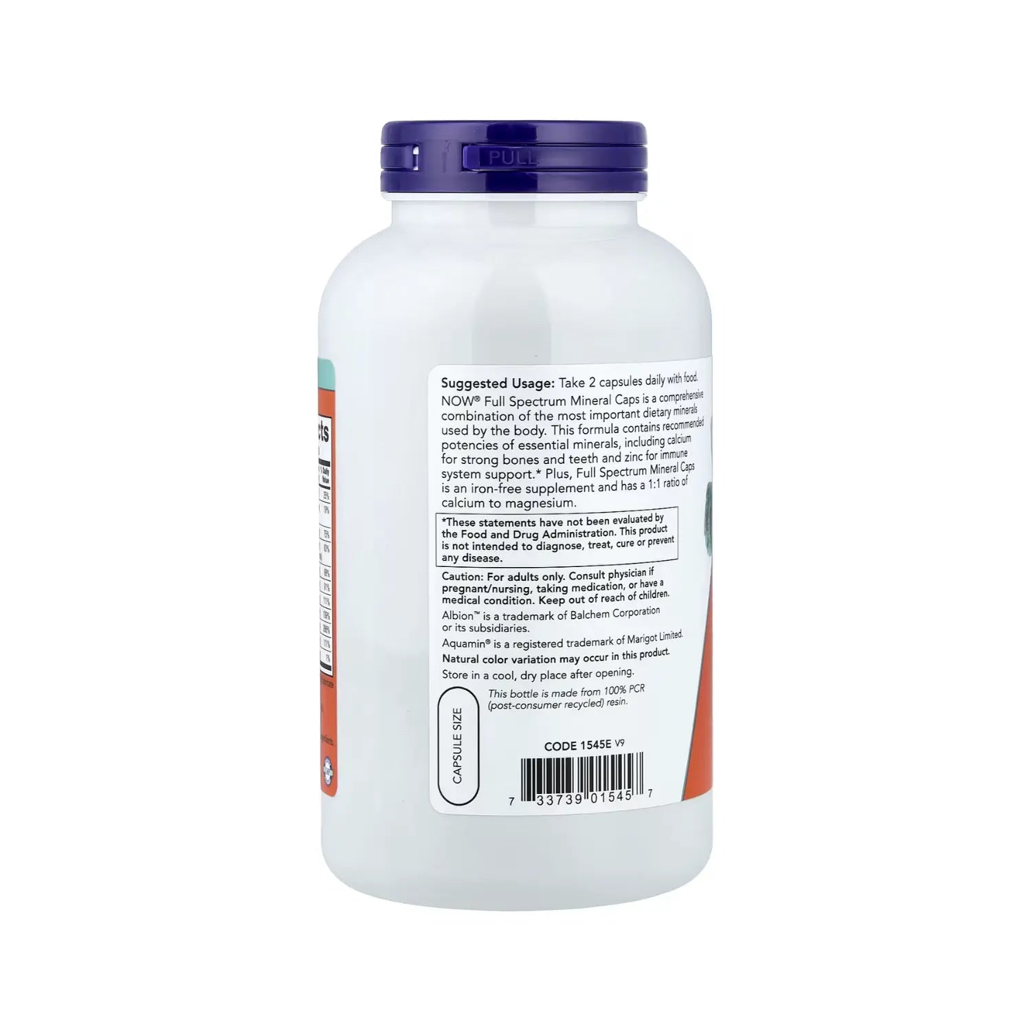 NOW FOODS FULL SPECTRUM MINERAL CAPS 240 VCAPS