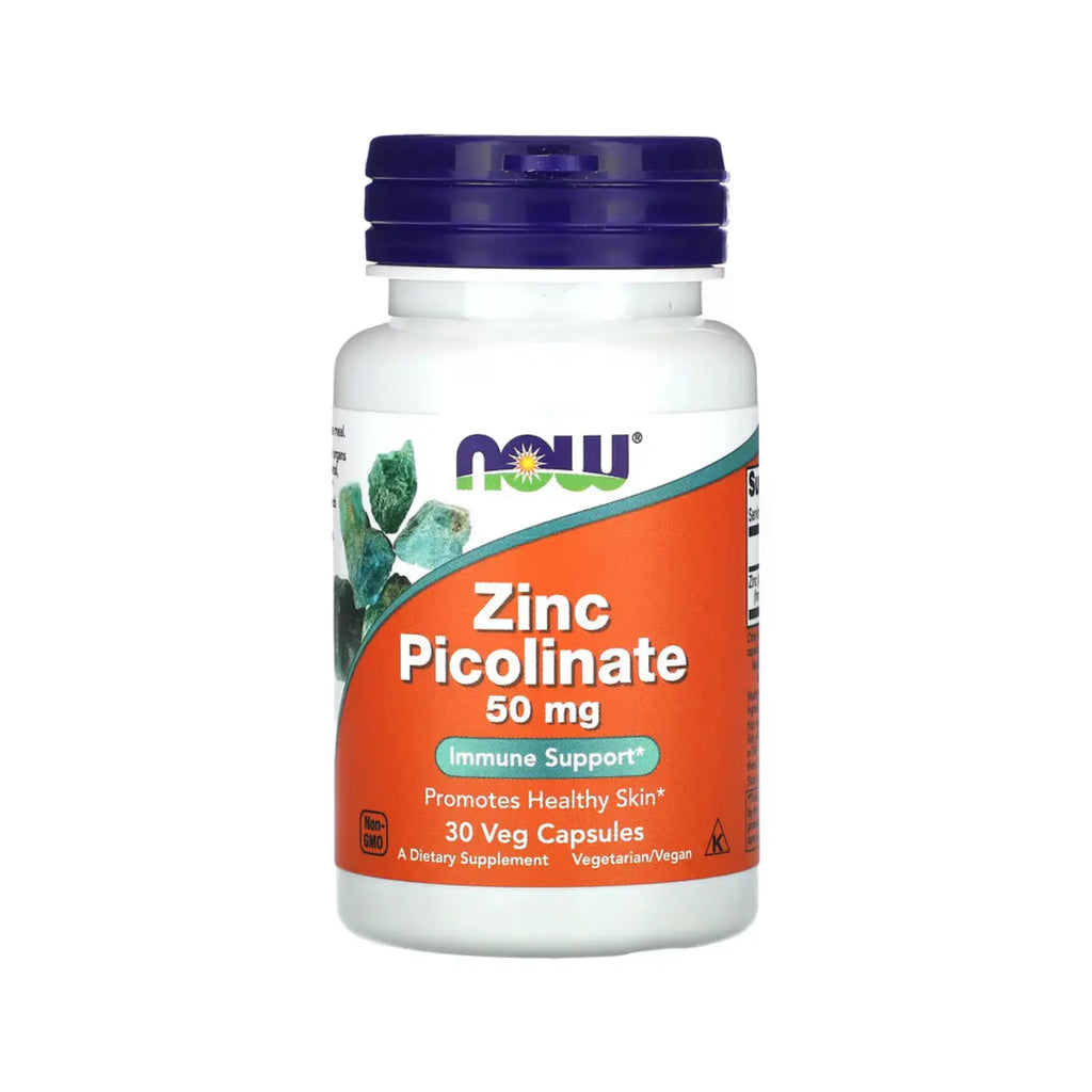NOW FOODS ZINC PICOLINATE 50mg 30 VCAPS