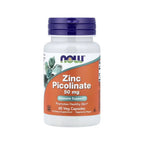 NOW FOODS PICOLINATO DE ZINC INMUNIDAD 50MG 60 VEGCAPS SFN