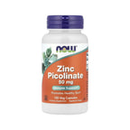 NOW FOODS PICOLINATO DE ZINC 50MG 120 VCAPS SFN