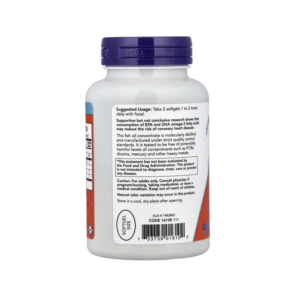 NOW FOODS DHA-250 / EPA-125 120SOFTGELS SOPORTE CEREBRAL SFN