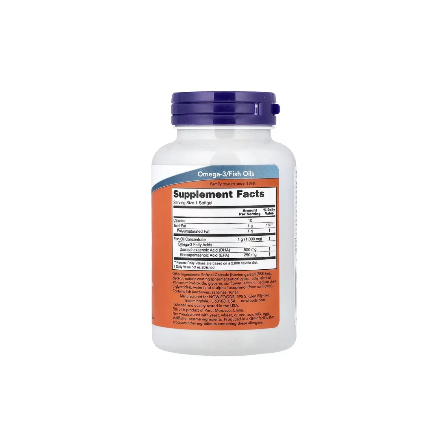 NOW FOODS DHA - 500 DOBLE FUERZA 90 SOFTGELS SFN