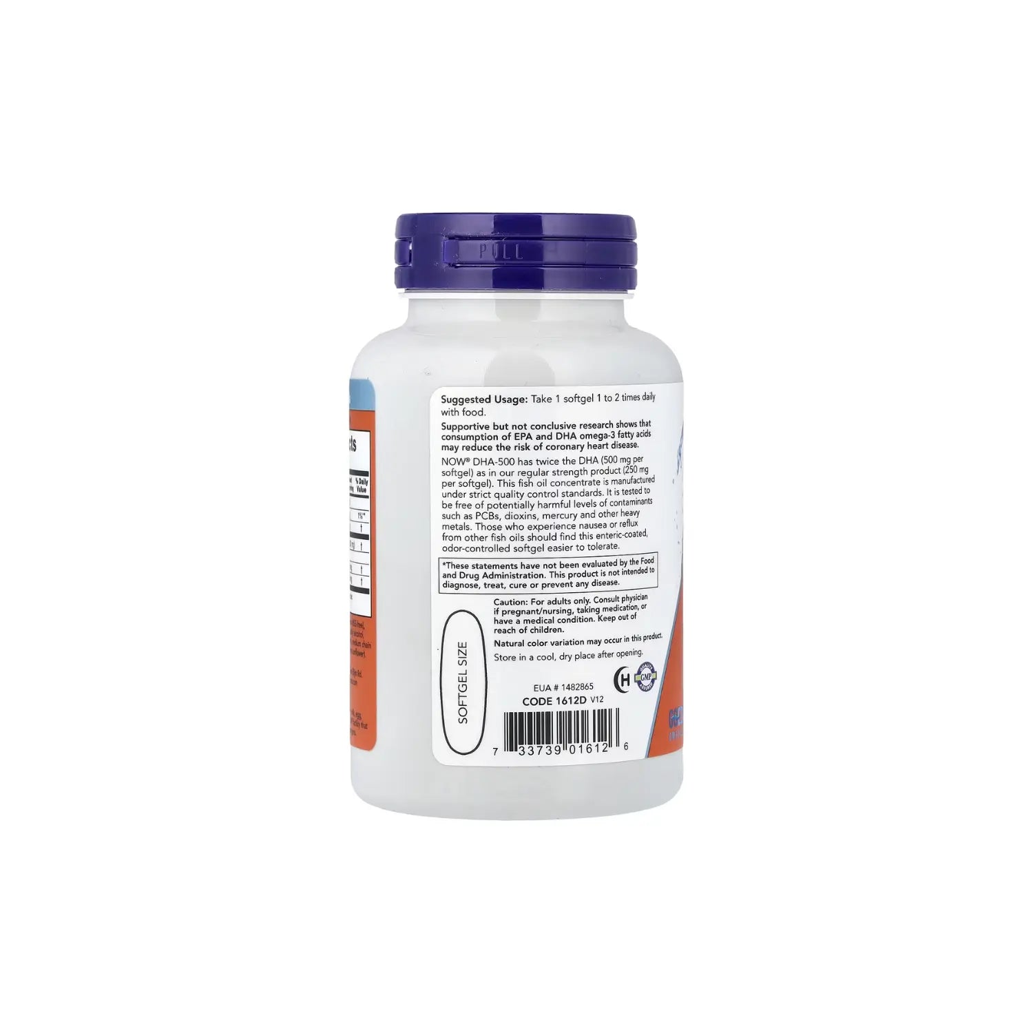 NOW FOODS DHA - 500 DOBLE FUERZA 90 SOFTGELS SFN