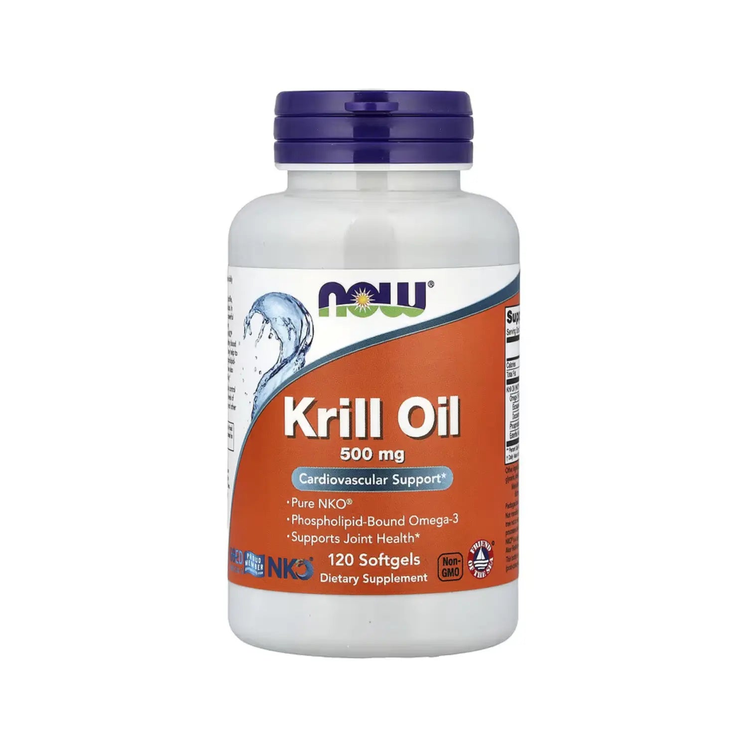 NOW Foods, Aceite de kril de Neptune, 500 mg, 120 cápsulas blandas sfn