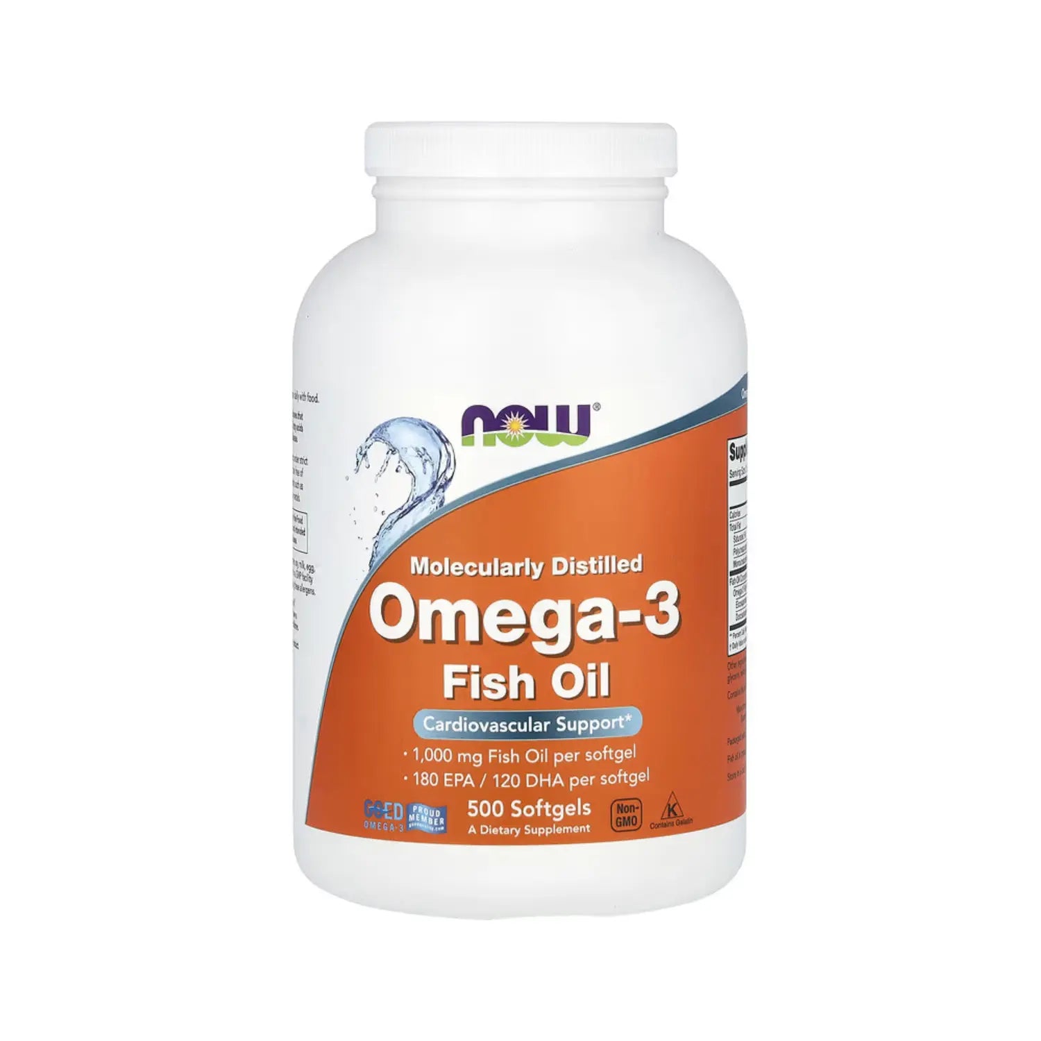 NOW FOODS OMEGA-3 1000mg 500 SGELS