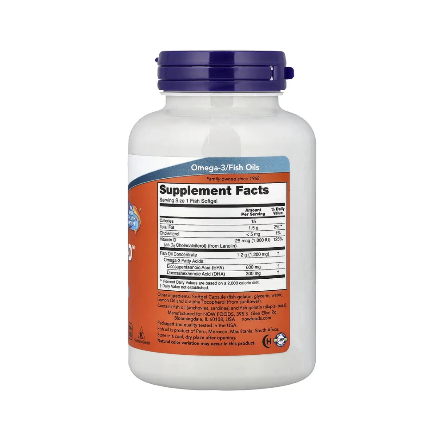 NOW FOODS ULTRA OMEGA 3-D 90 CÁPSULAS BLANDAS DE PESCADO SFN