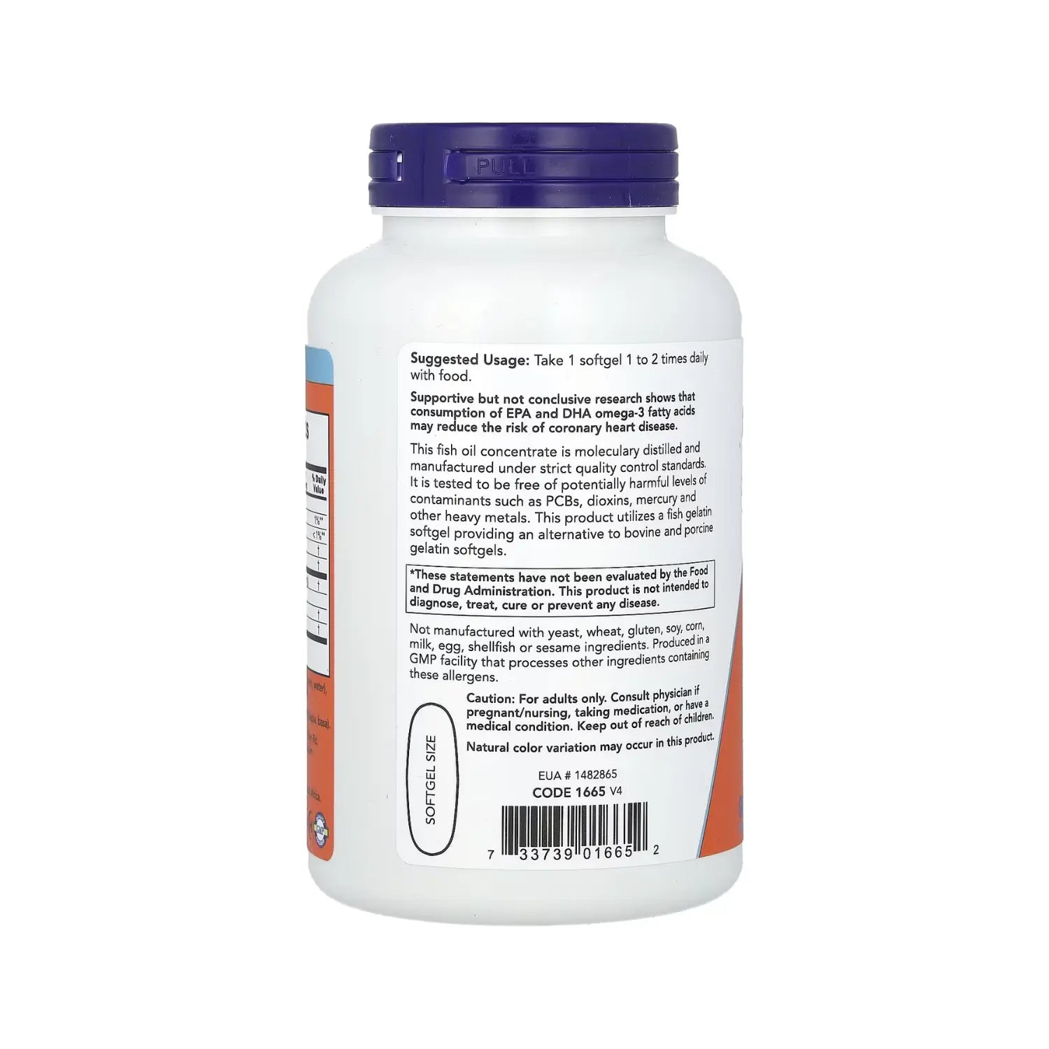 NOW Foods, Ultra Omega-3, Ácido eicosapentaenoico: 500/Ácido docosahexaenoico: 250, 180 softgel sfn