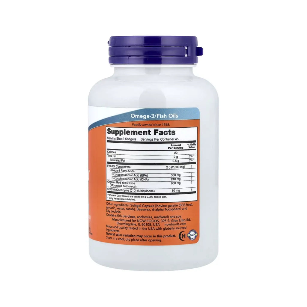 NOW Foods, Omega rojo, 90 cápsulas blandas sfn