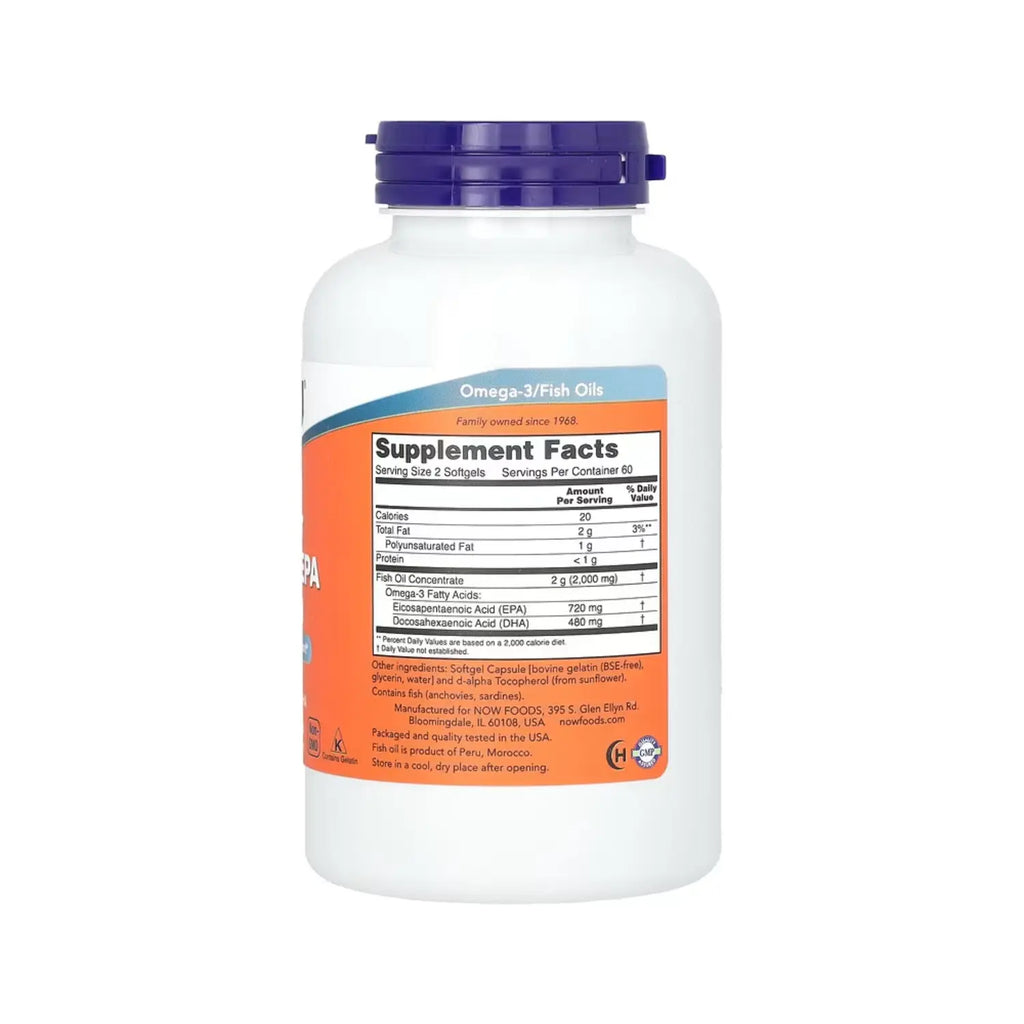 NOW FOODS Super Omega EPA 1200mg 360/240 120 SGELS