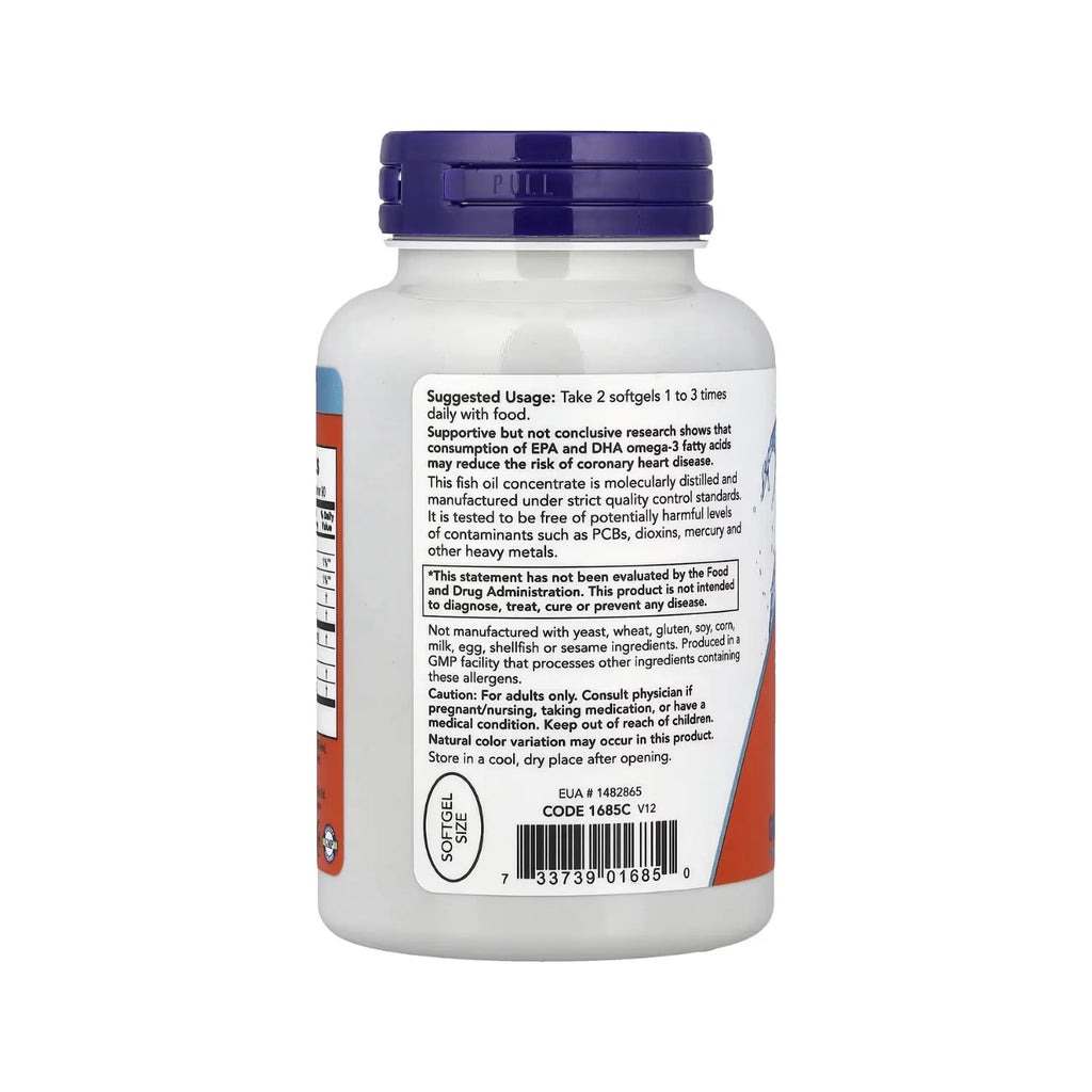 NOW FOODS OMEGA-3 180 EPA / 120 DHA 500MG 180MINI GELS SFN
