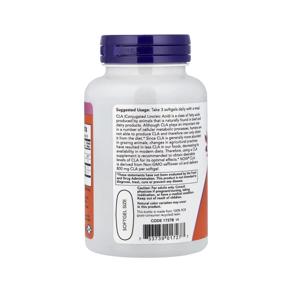 NOW FOODS CLA 800MG 90SOFTGELS ACEITE DE CÁRTAMO SFN