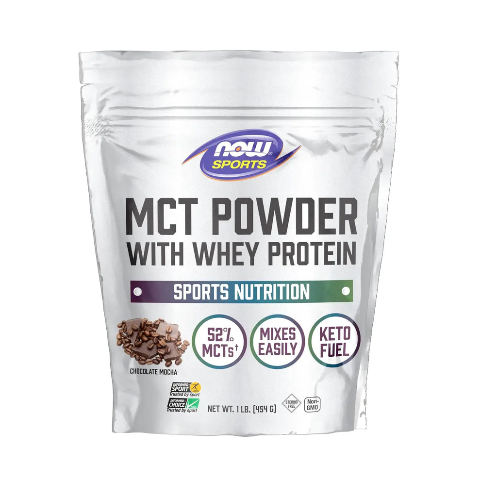 NOW SPORTS MCT EN POLVO CON PROTEÍNA DE SUERO SFN