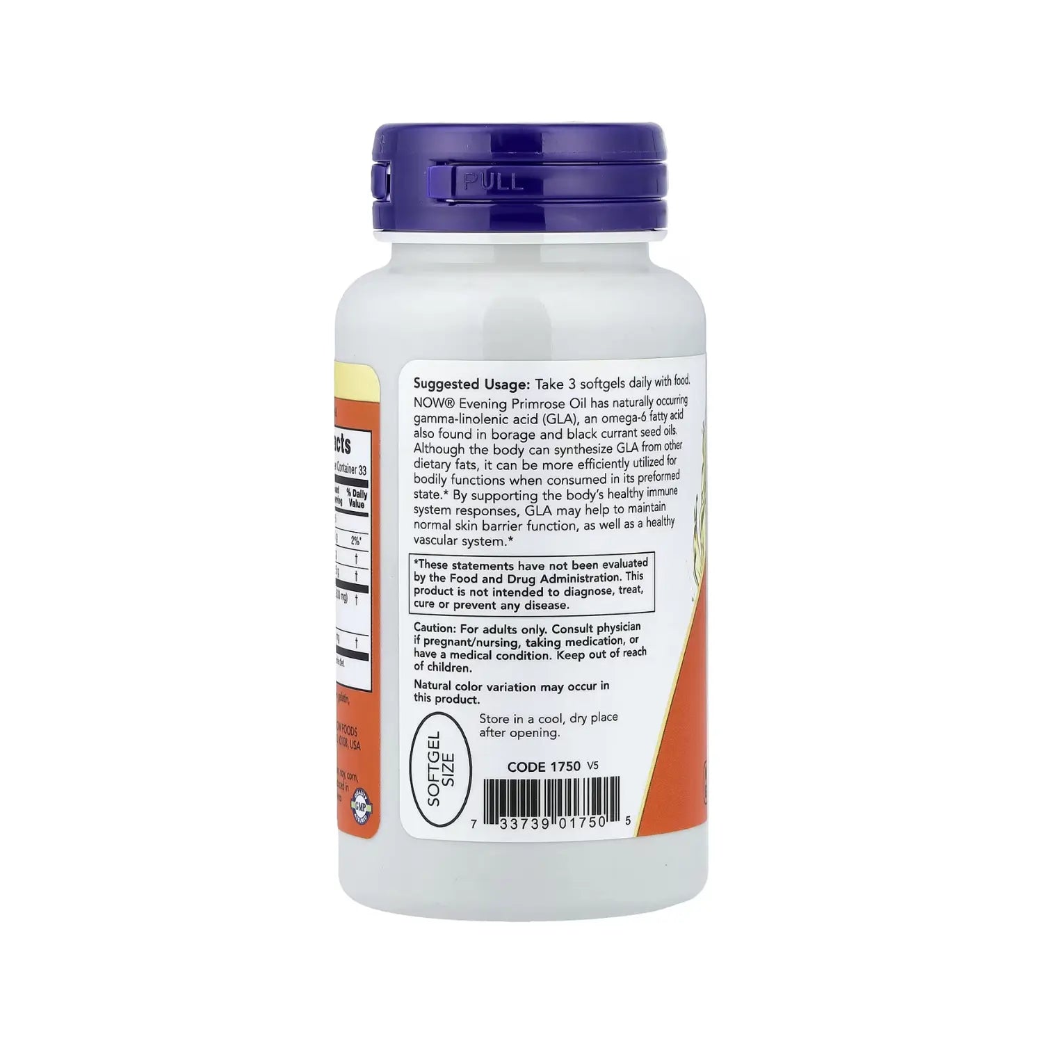 NOW FOODS EVENING PRIMROSE OIL 500 MG - 100 SOFTGELS SFN