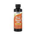 NOW Foods, Aceite de semilla de lino certificado orgánico, 12 fl oz sfn
