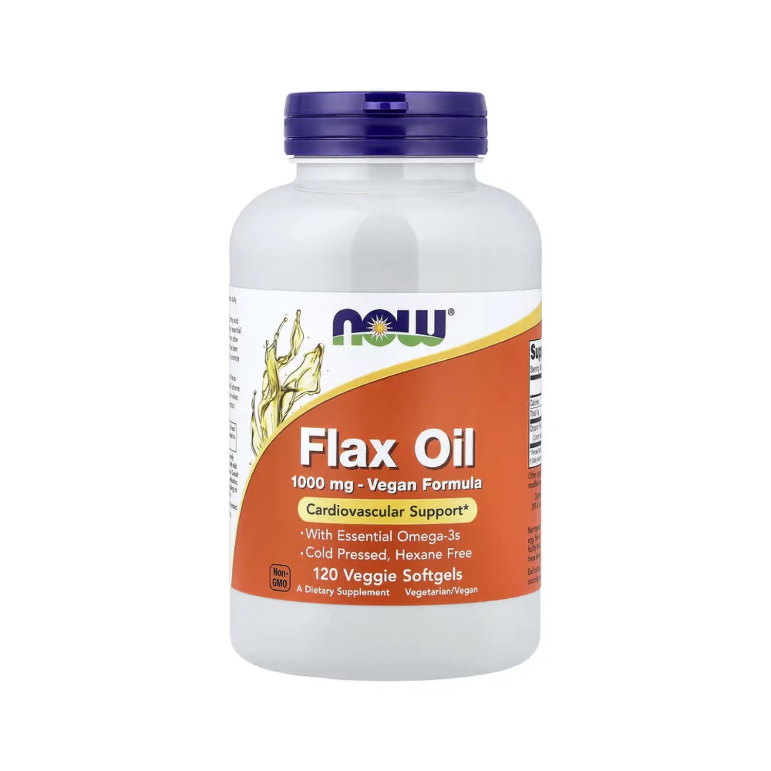 NOW FOODS ACEITE DE LINO FLAX OIL 1000MG 120SOFTGELS SFN