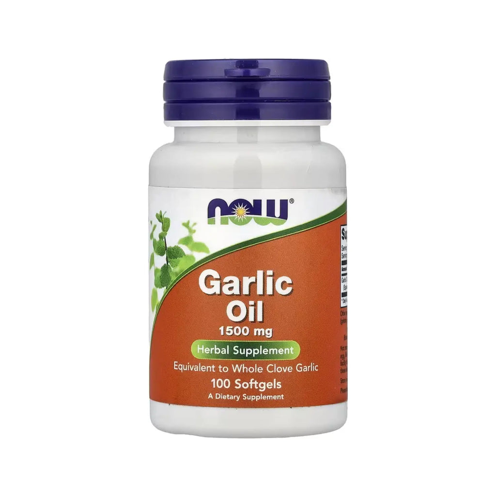 NOW FOODS GARLIC OIL 1,500 MG, 100 SOFTGELS SFN