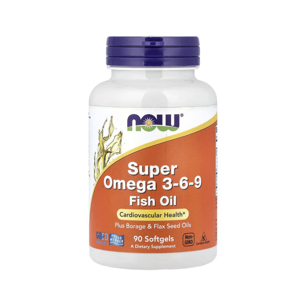 NOW FOODS SUPEROMEGA 3-6-9 1200 MG 90 CÁPSULAS BLANDAS SFN
