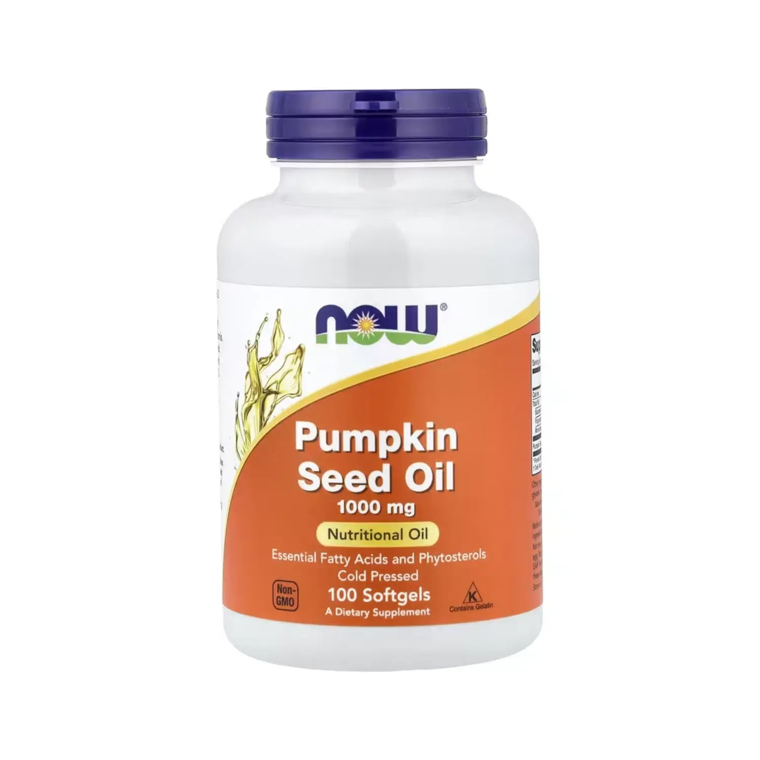 NOW Foods,Aceite de semilla calabaza,1000 mg,100 softgel sfn