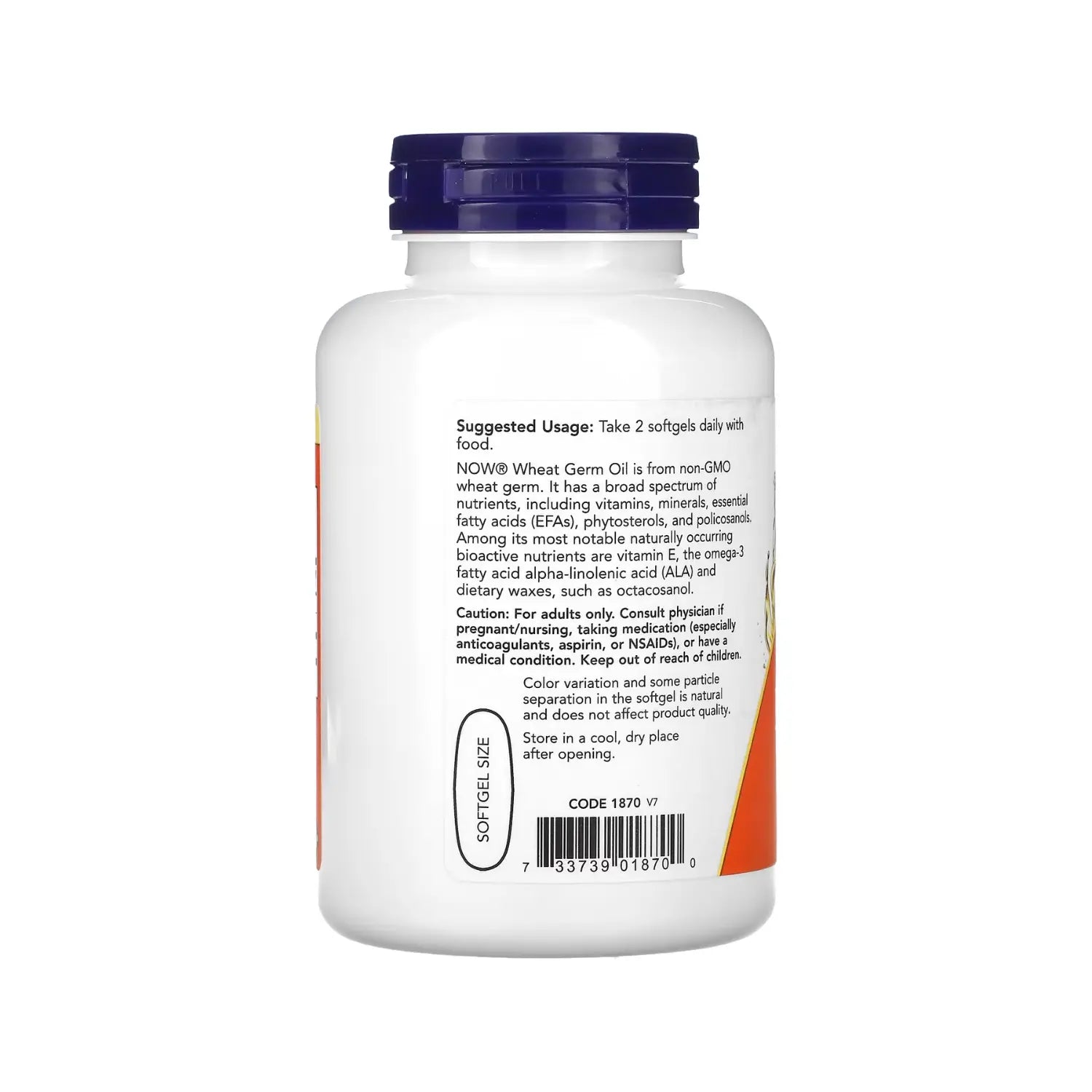 NOW Foods, Aceite de germen de trigo, 1130 mg, 100 softgel sfn