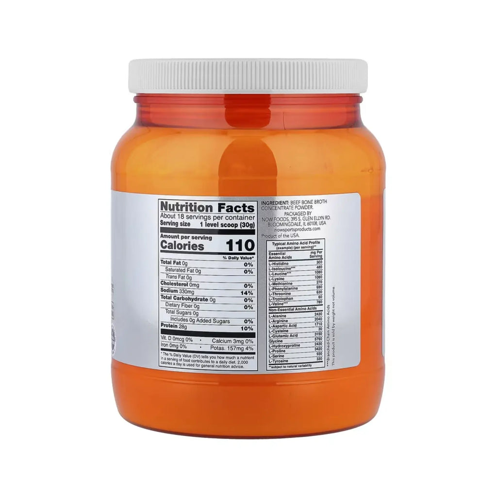 NOW FOODS BEEF BONE BROTH PWD 1.2 LBS