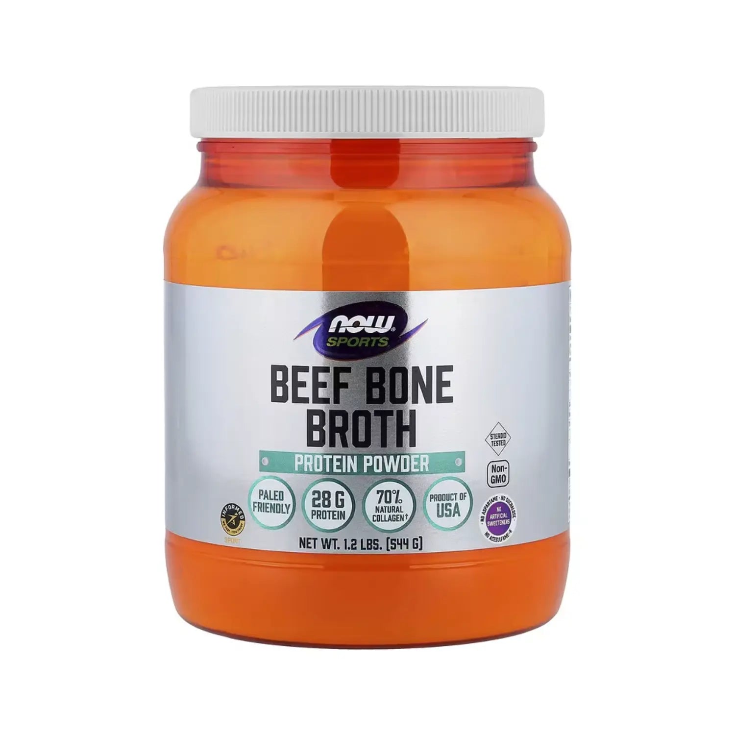 NOW FOODS BEEF BONE BROTH PWD 1.2 LBS