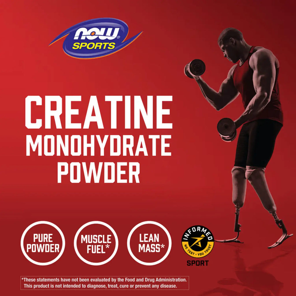 NOW FOODS POLVO DE MONOHIDRATO DE CREATINA 227G SFN