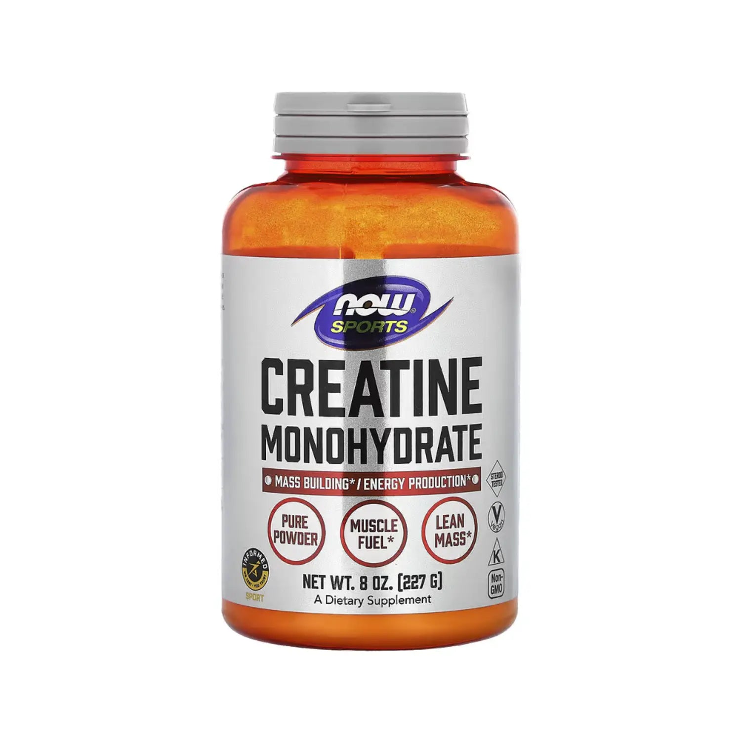 NOW FOODS POLVO DE MONOHIDRATO DE CREATINA 227G SFN