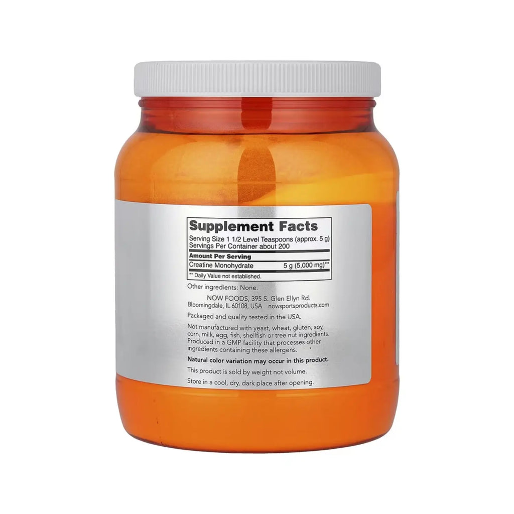 NOW FOODS CREATINE POWDER PURE 2.2 LBS 1 KG
