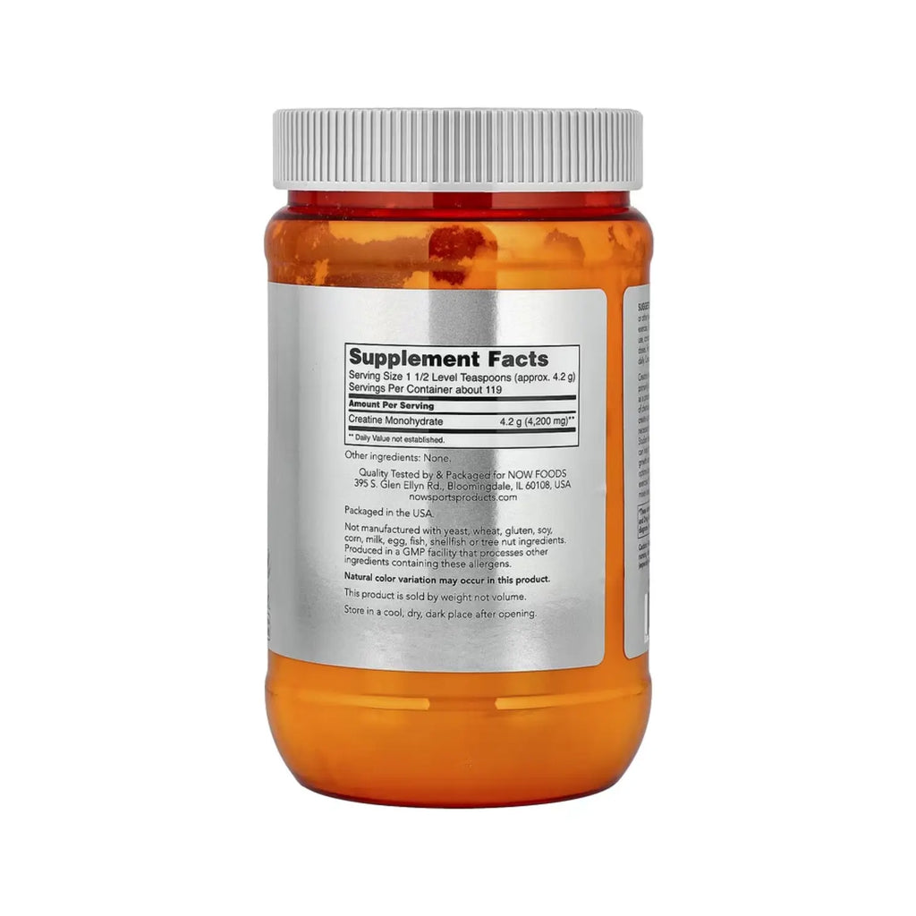 NOW FOODS CREATINE MONOHYDRATE MICRONIZED 500 G