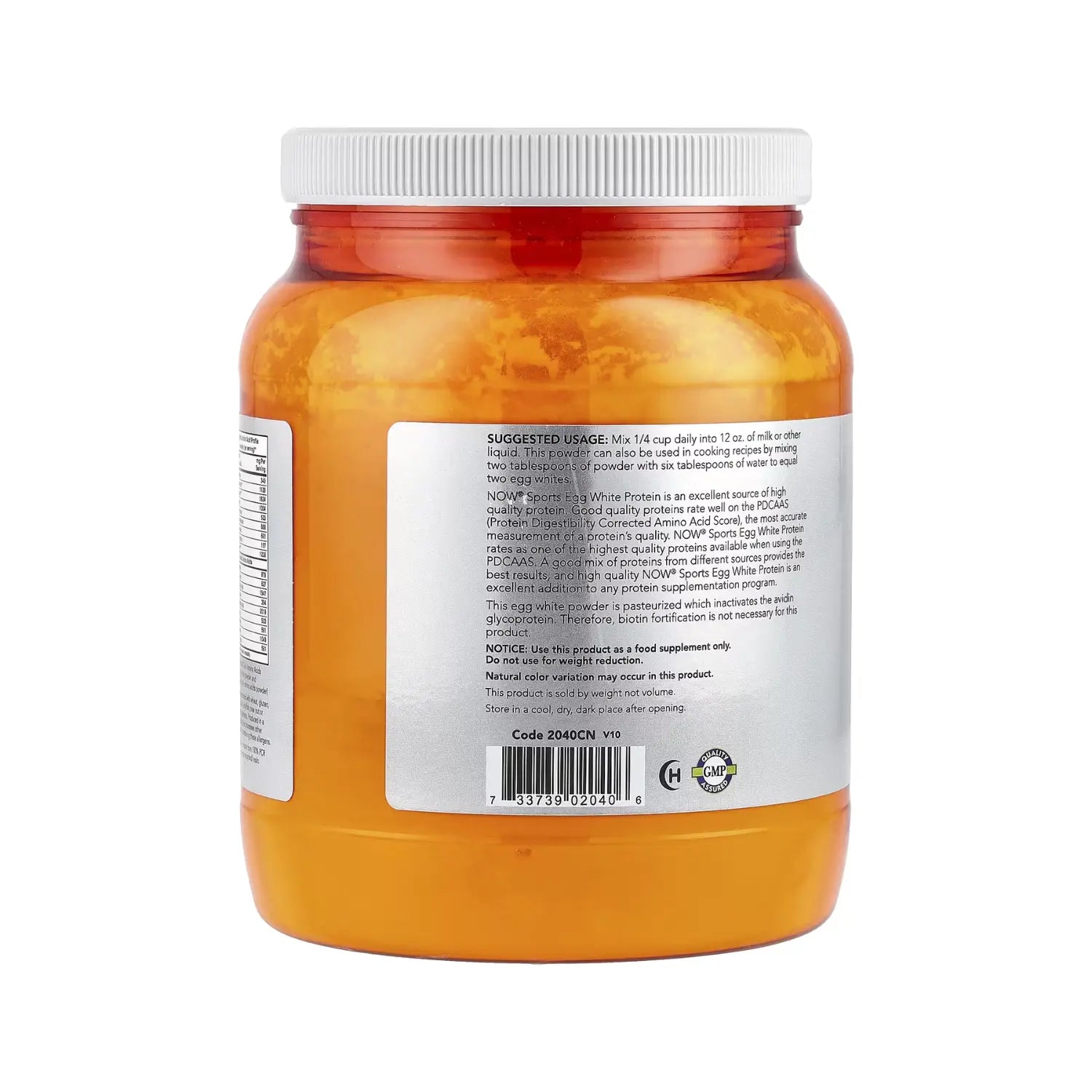 NOW FOODS SPORTS PROTEÍNA DE CLARA DE HUEVO 544 G SFN