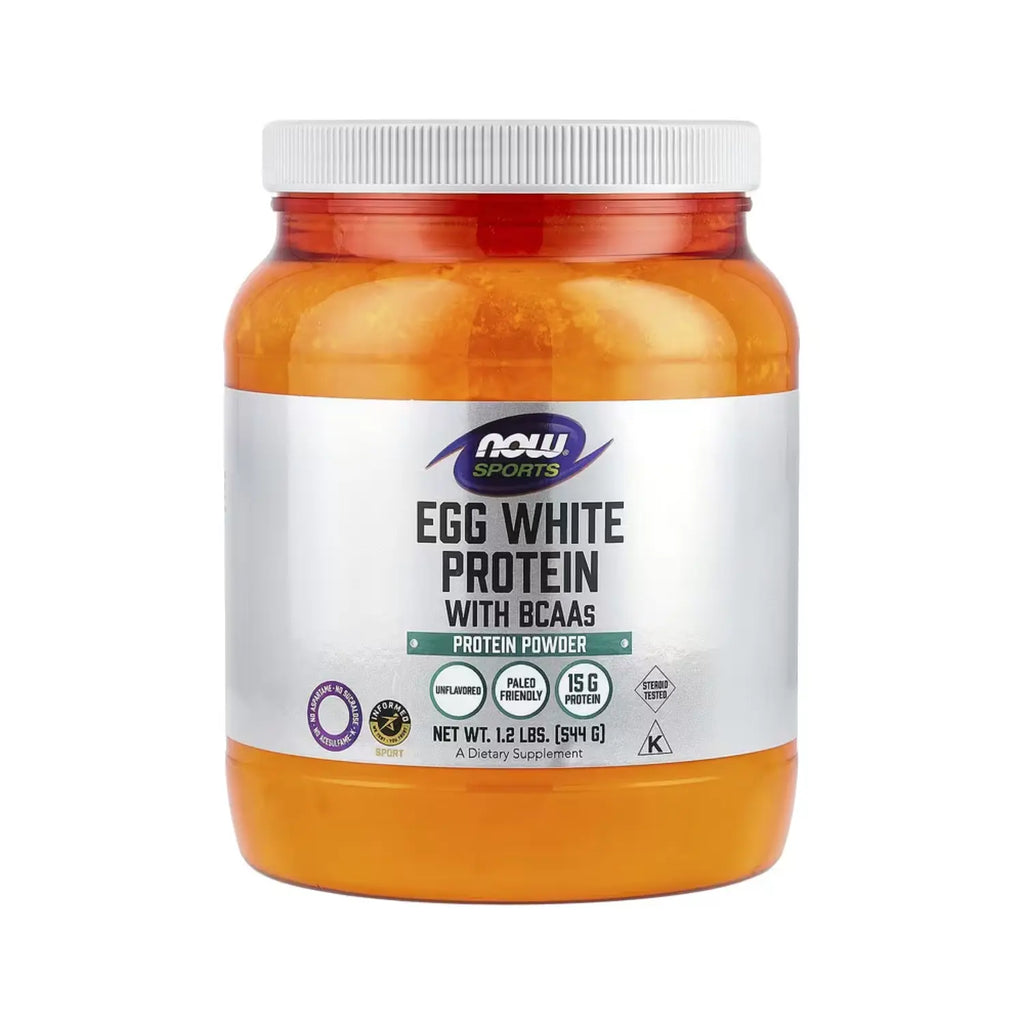 NOW FOODS SPORTS PROTEÍNA DE CLARA DE HUEVO 544 G SFN