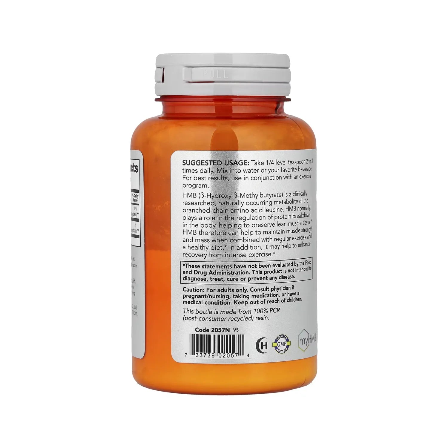 NOW FOODS SPORTS HMB EN POLVO RECUPERACIÓN DEPORTIVA 90G SFN