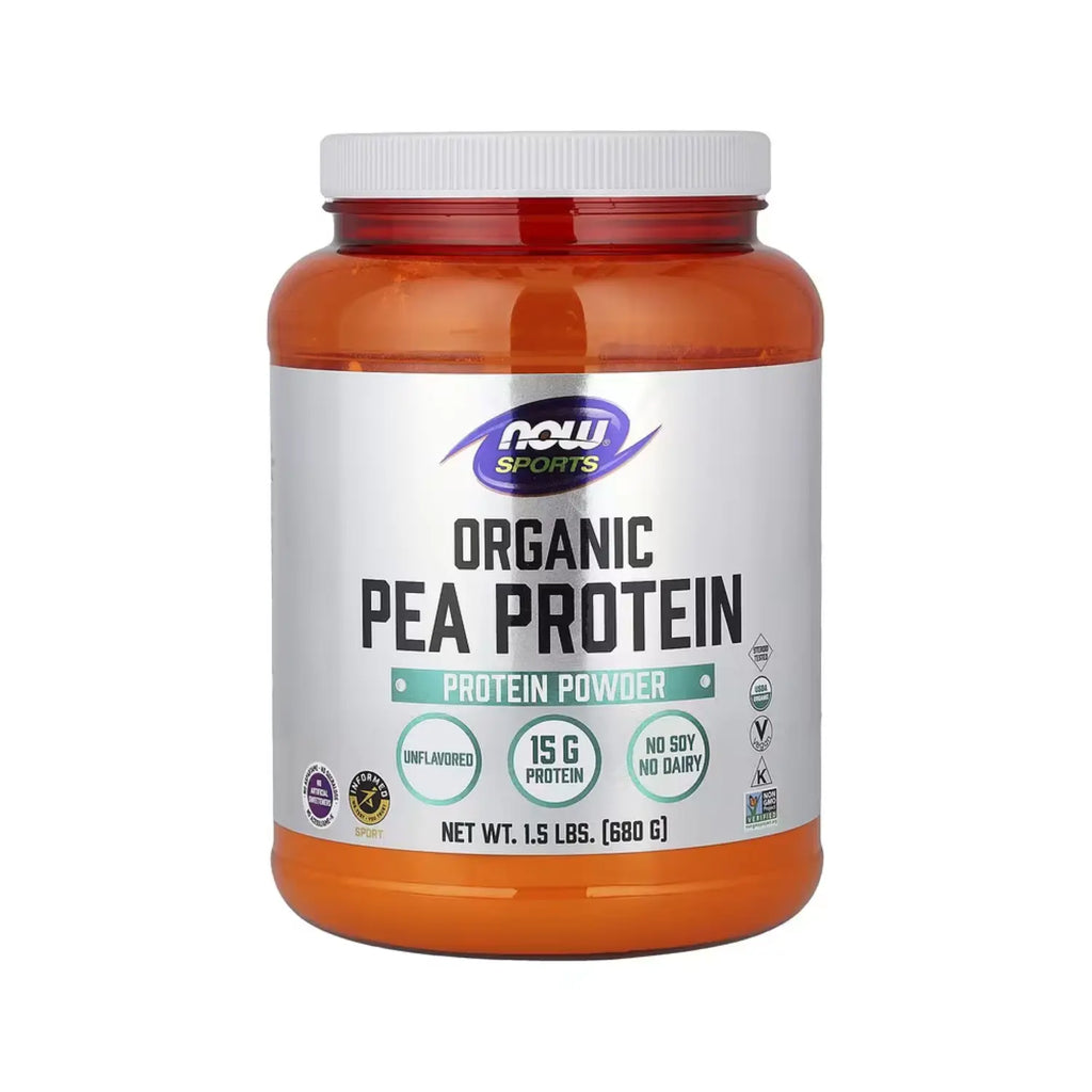 NOW FOODS SPORTS PROTEÍNA DE GUISANTE ORGÁNICA 680 G SFN