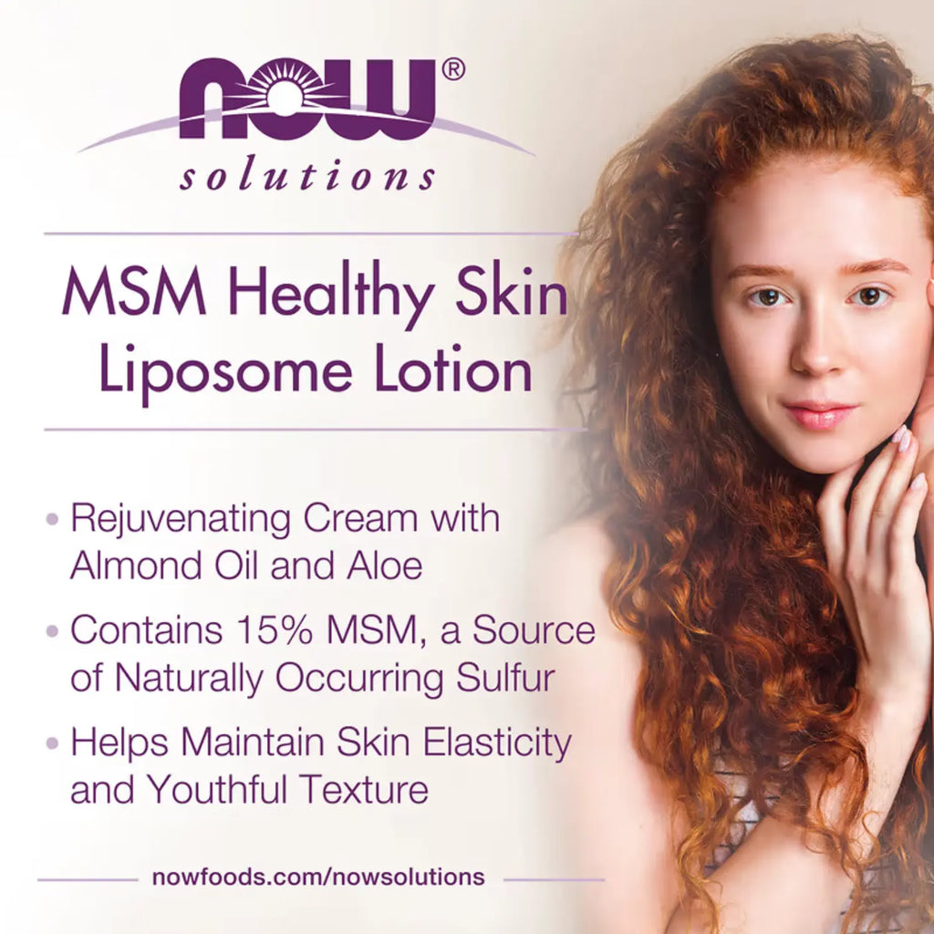NOW FOODS MSM PIEL SALUDABLE LOCION LIPOSOMAL 237ML SFN