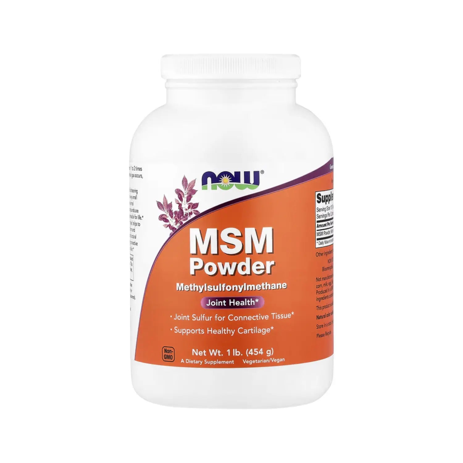 NOW FOODS MSM EN POLVO 1 LB (454 G) SFN