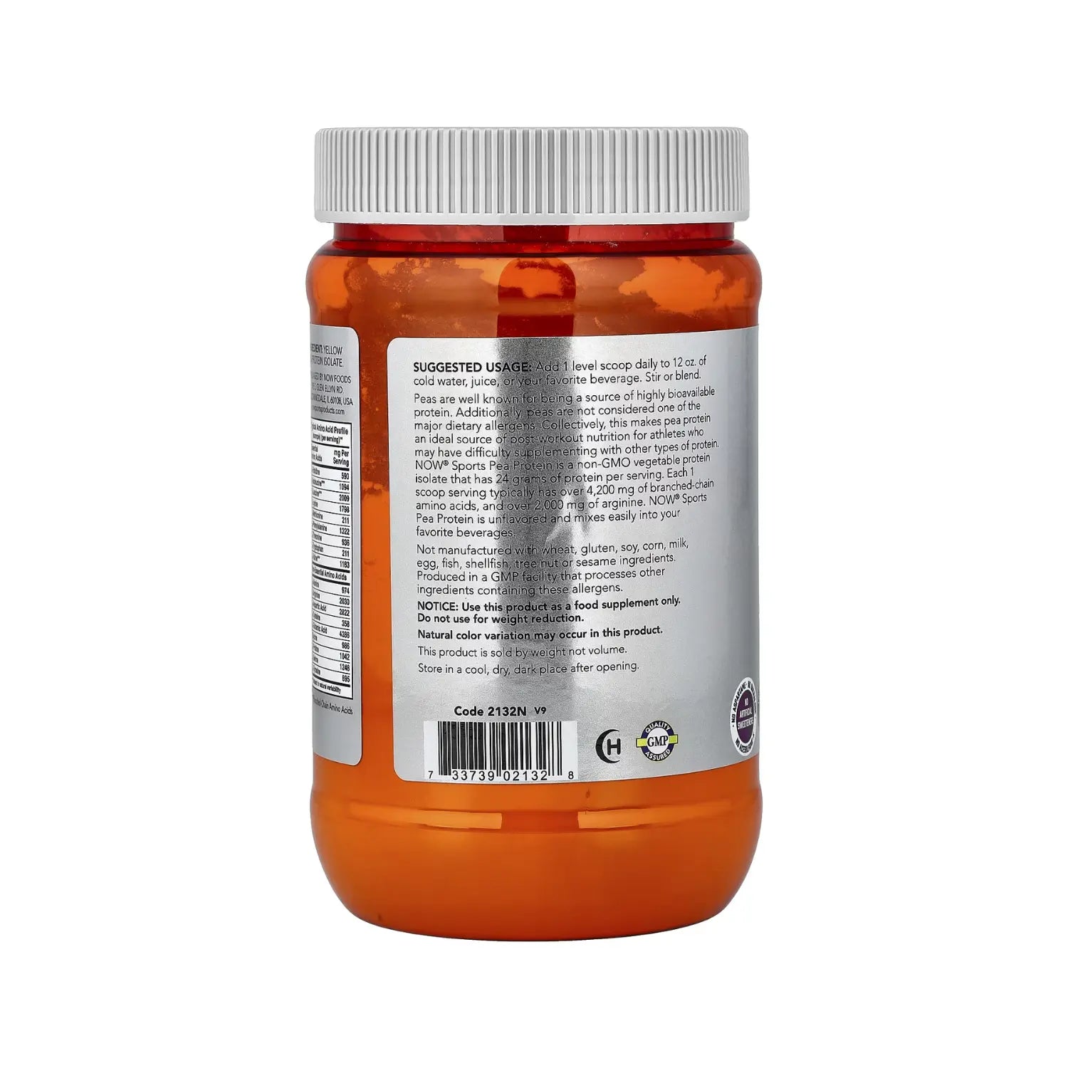 NOW FOODS SPORTS PROTEINA DE GUISANTE PURA 340G SFN