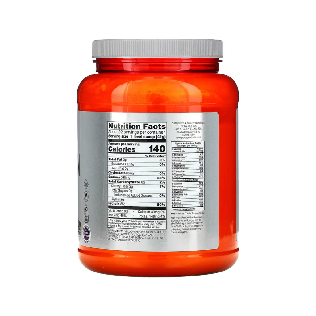 NOW FOODS PEA PROTEIN VANILLA TOFFEE 2 LBS