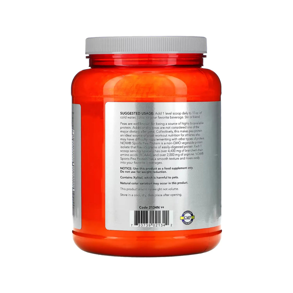 NOW FOODS PEA PROTEIN VANILLA TOFFEE 2 LBS