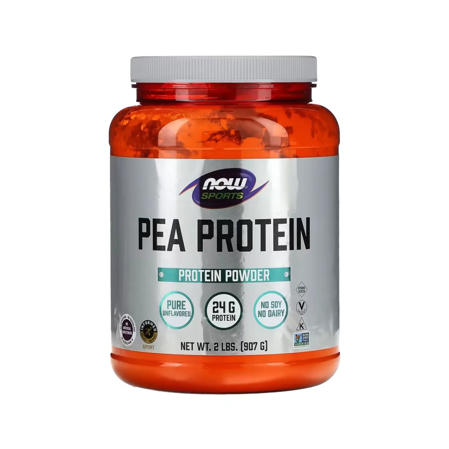 NOW FOODS PROTEINA DE GUISANTE SIN SABOR 2 LBS (907 G)SFN
