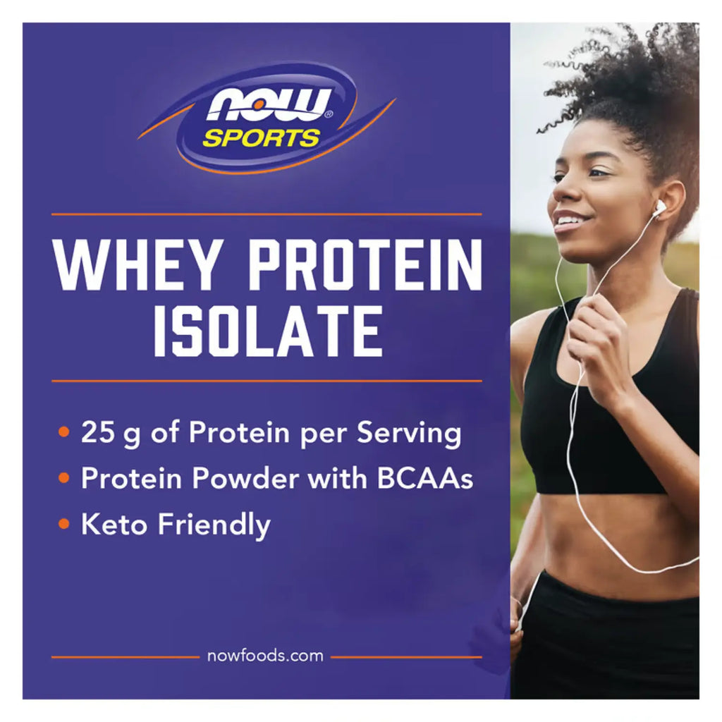 NOW FOODS WHEY ISOLATE VANILLA 1.8 LBS