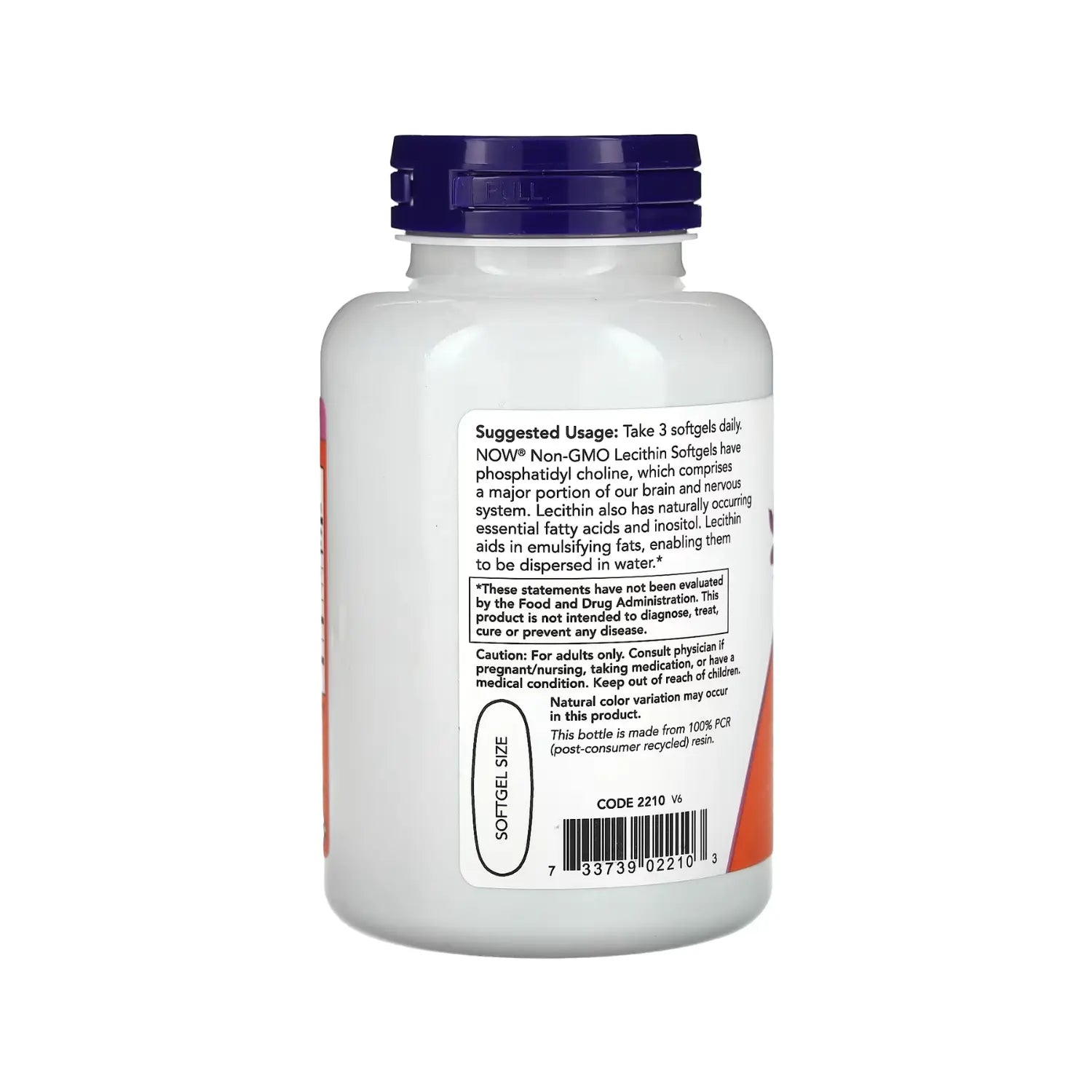 NOW FOODS LECITHIN 1200mg 100 SGELS