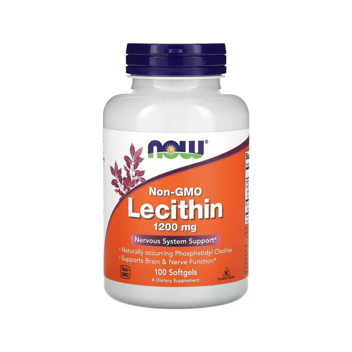 NOW FOODS LECITHIN 1200mg 100 SGELS