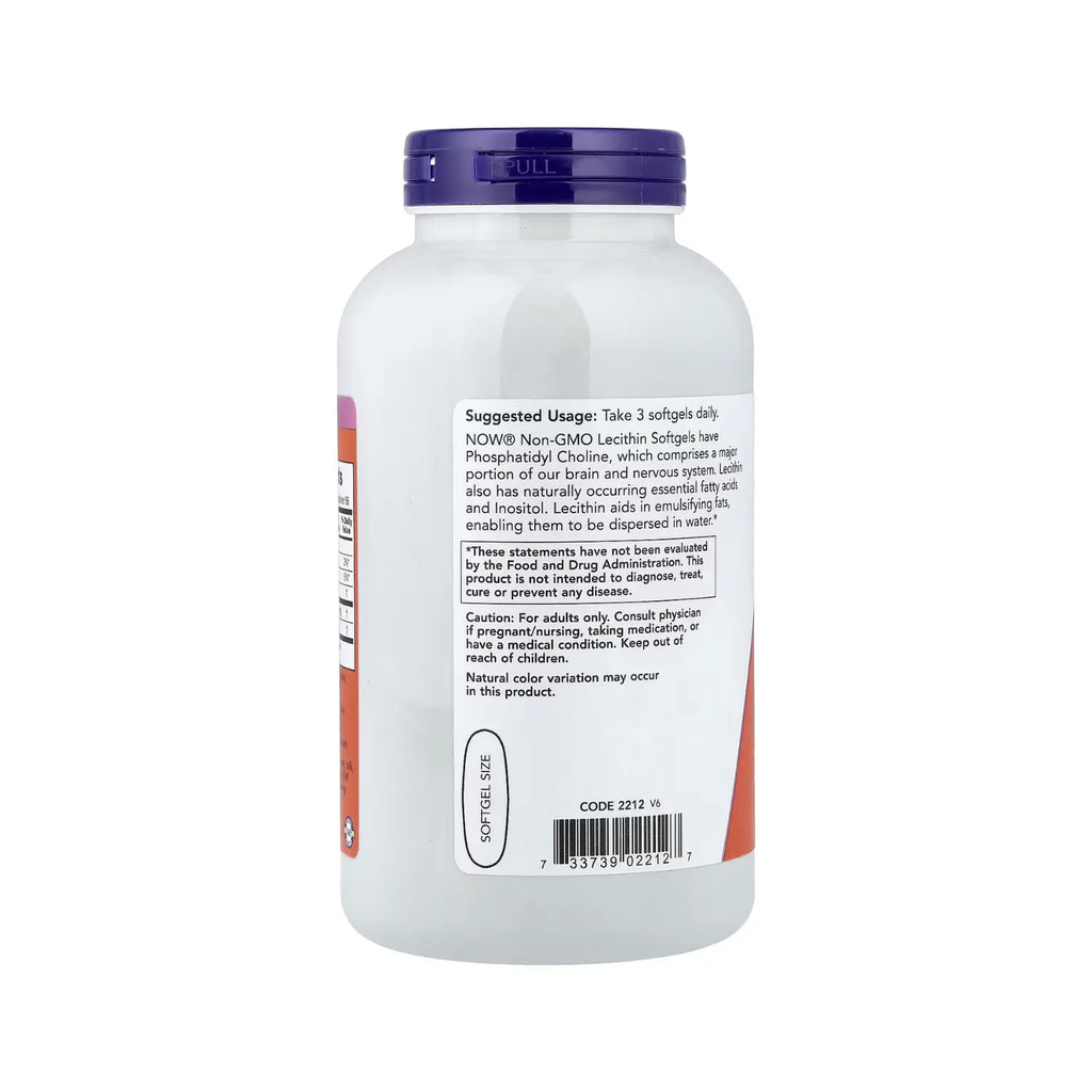 NOW FOODS LECITHIN 1200 mg 200 SGELS
