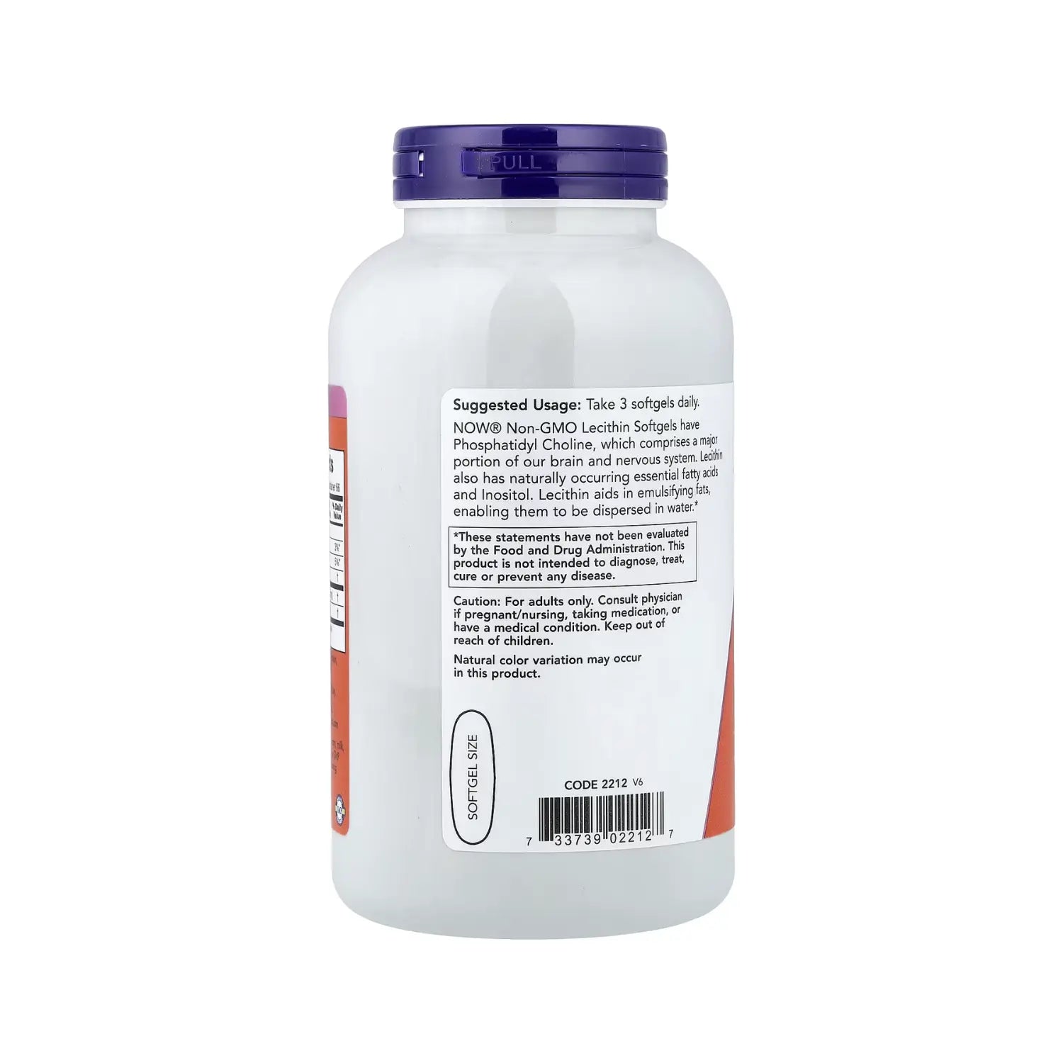 NOW FOODS LECITHIN 1200 mg 200 SGELS