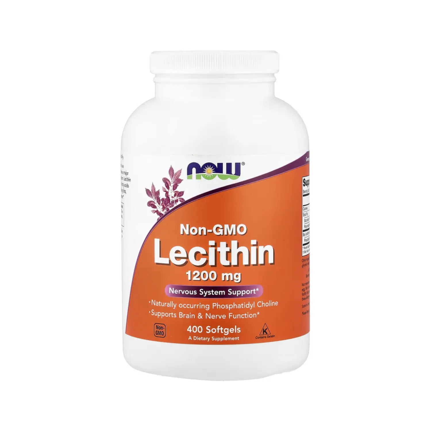 NOW FOODS LEECITHIN 1200 mg 400 SGELS