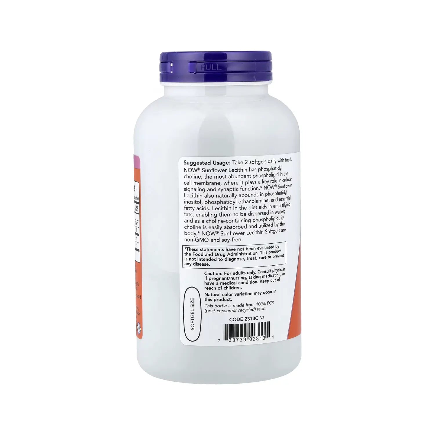 NOW FOODS SUNFL LECITHIN 1200 mg 200 SGELS