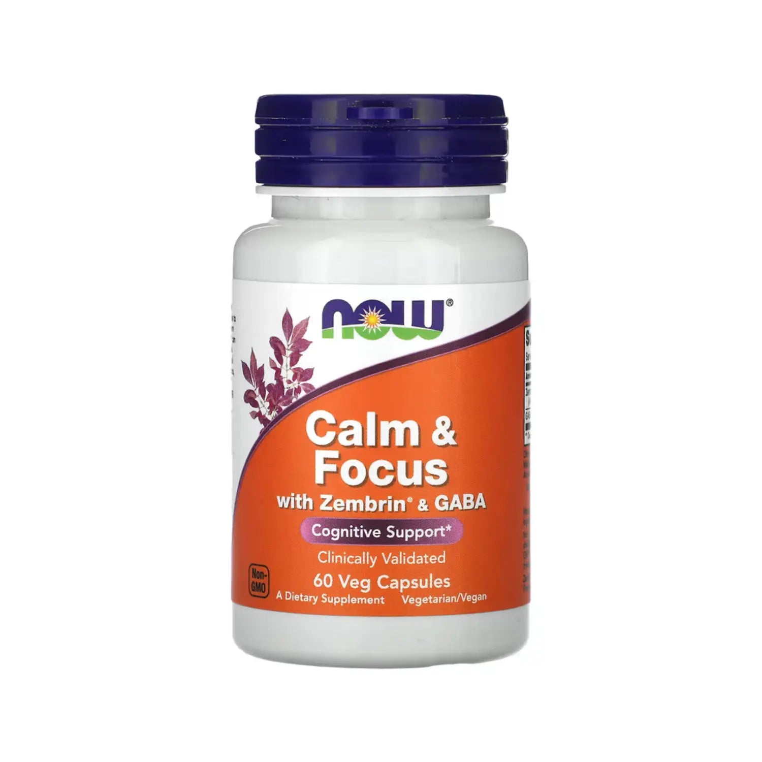 NOW FOODS CALM & FOCUS with ZEMBRIN 60 VCAPS