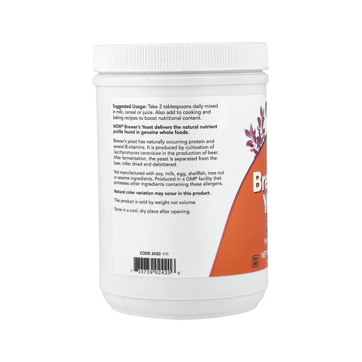 NOW FOODS LEVADURA DE CERVEZA SUPERALIMENTO 1 LB (454 G) SFN