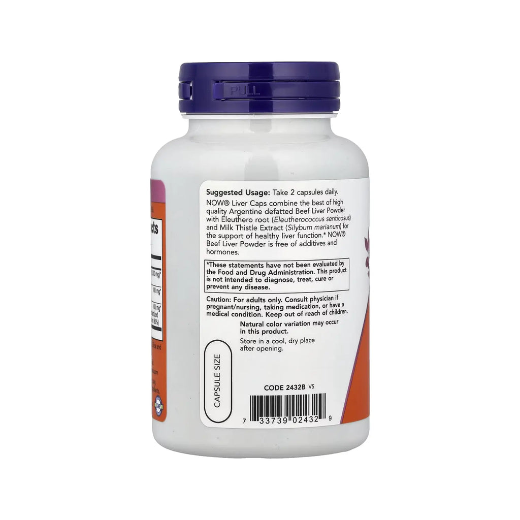 NOW FOODS LIVER CAPS PARA EL HIGADO 100 CAPS SFN