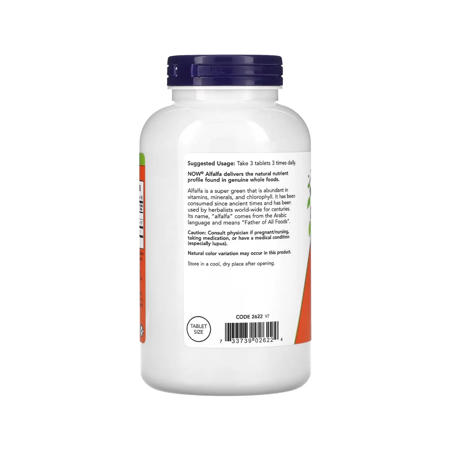 NOW FOODS ALFALFA 650MG 500TABS SFN